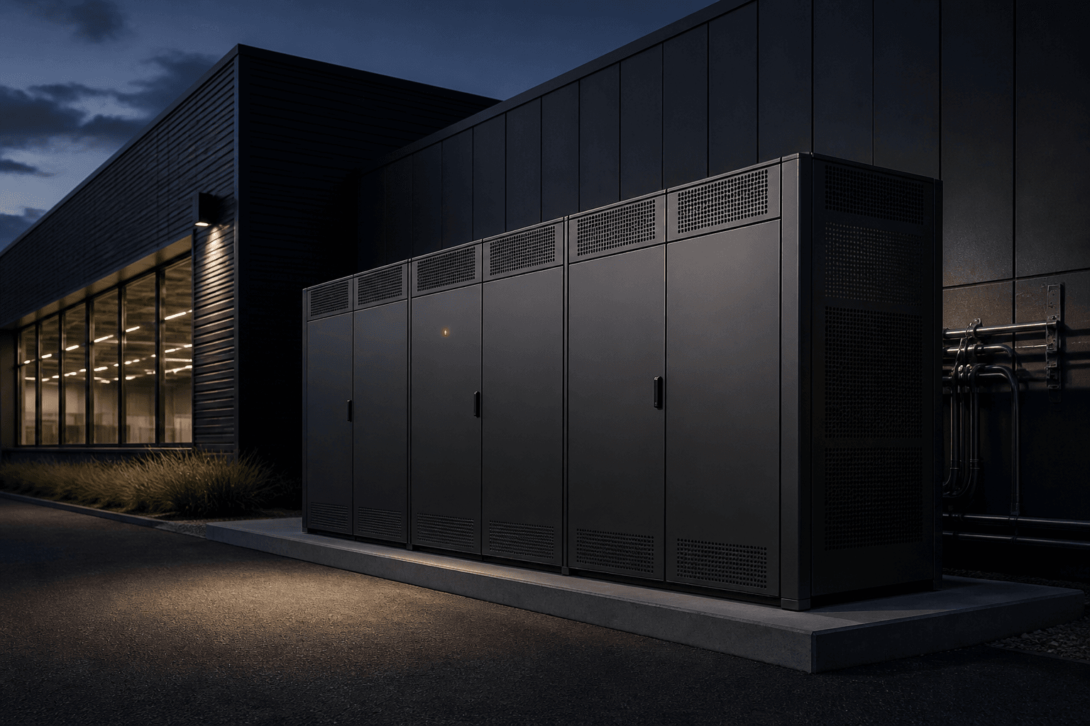 Industrial battery storage and control equipment